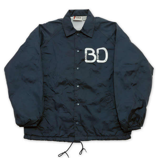 【BACKDROP】(バックドロップ) WATER REPELLENT NYLON COACH JACKET / 超撥水ナイロン コーチジャケット  (ネイビー)