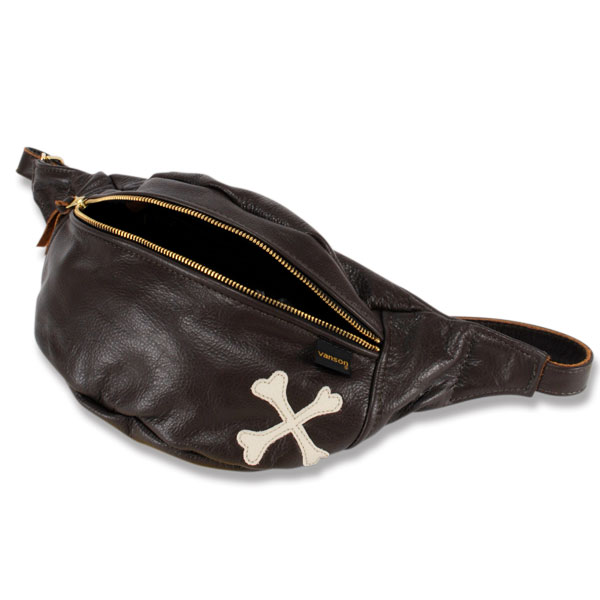 VANSON】(バンソン) NEW FANNY PACK with CROSS BONE / ニューファニー ...