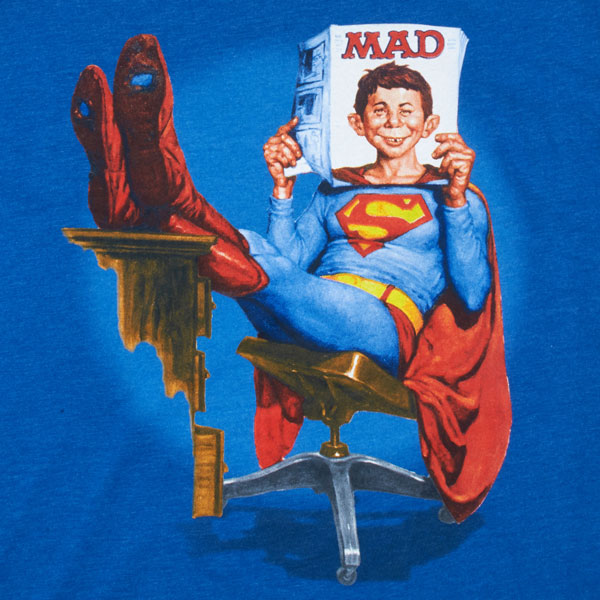 Movie Tee ムービーtシャツ Mad Tv Super Alfred Tee マッド ティービー スーパーアルフレッド Tシャツ ブルー The Backdrop アメカジ オンラインショップ