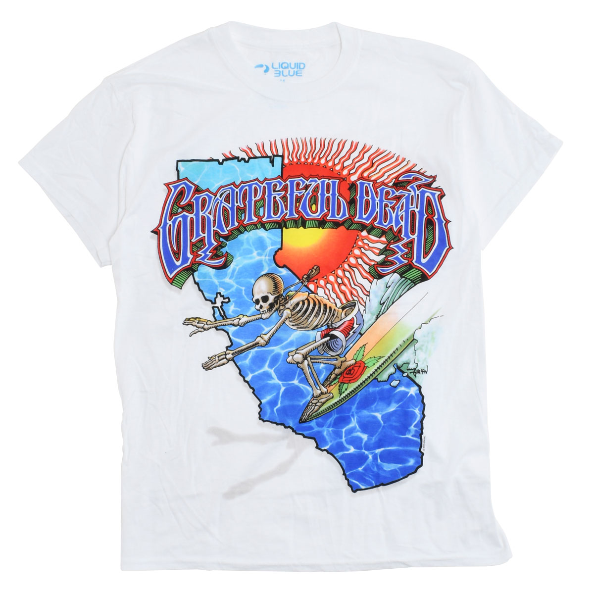 LIQUID BLUE】(リキッドブルー) GRATEFUL DEAD CALIFORNIA SURFER TEE ...