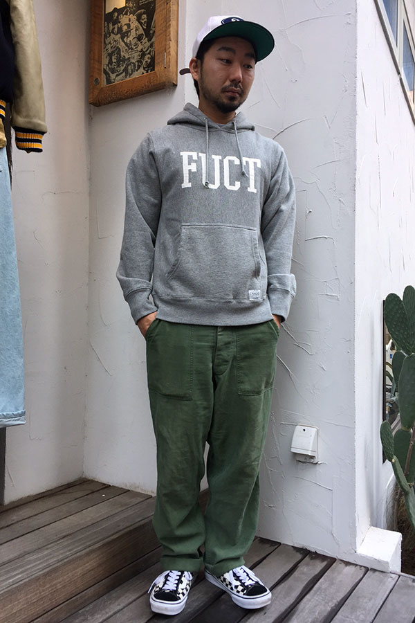 FUCT PULLOVER HOODED (H.GRY)