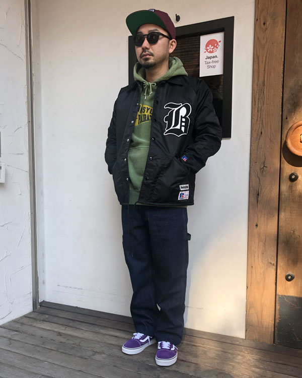 Backdrop DAY FASHION Vol.67 ～ RUSSELL ATHLETIC COACH JACKET 渋谷