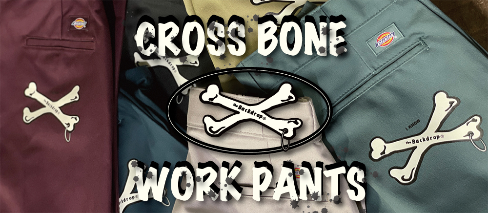 CROSS BONE WORK PANTS